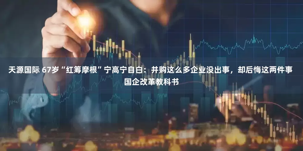 天源国际 67岁“红筹摩根”宁高宁自白：并购这么多企业没出事，却后悔这两件事 国企改革教科书